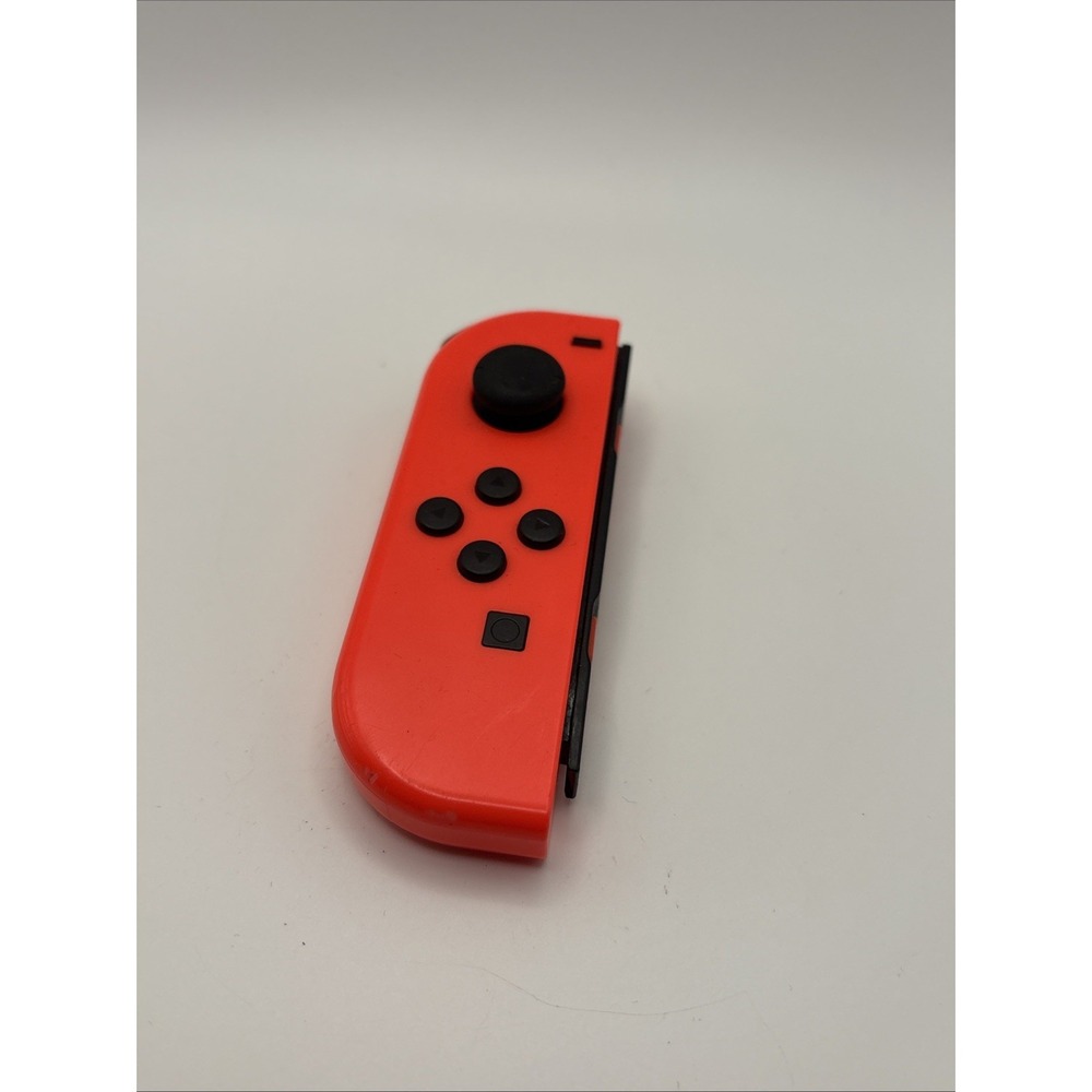 Nintendo Switch NEON RED Joy-Con Controller LEFT ONLY Original OEM HAC-015